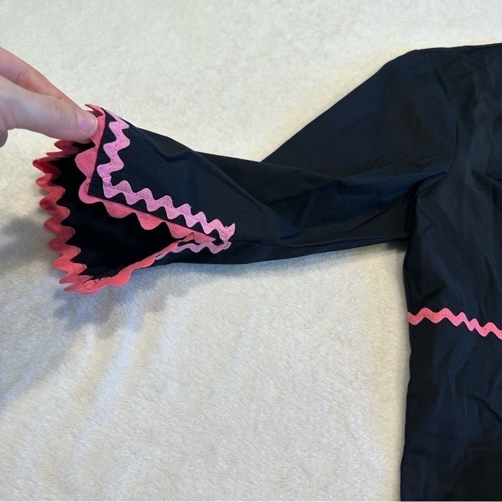 NWT Cynthia Steffe Pink Scallop Trim Blouse - Picture 6 of 9
